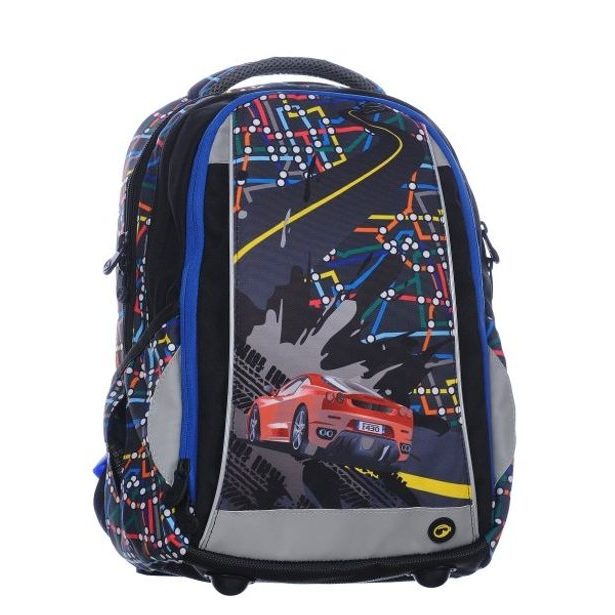 Bagmaster SCHOOL 0115 B BLACK/BLUE/CAR