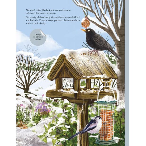 SVET SÝKORIEK, VRABCOV a ďalších spevavcov – Kniha samolepiek Baagl