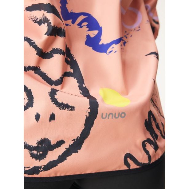 Unuo, Dámská softshellová bunda bez zateplení pružná Basic, Meruňková, Fantazie