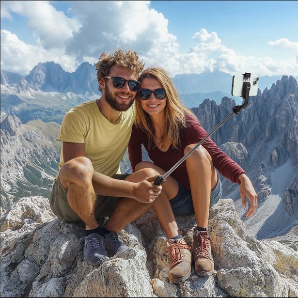Hama Fancy Stand 70 II, selfie tyč a stativ pro telefon, Bluetooth dálková spoušť