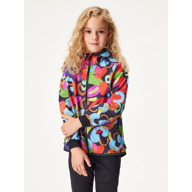 Unuo, Dětská softshellová bunda s fleecem Basic, Barevný svět