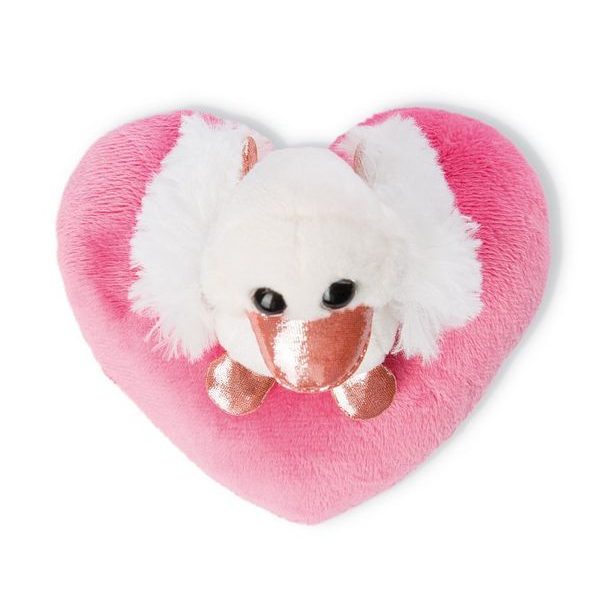 NICI NICI plyš Love Bílá labuť se srdíčkem 10cm, GREEN