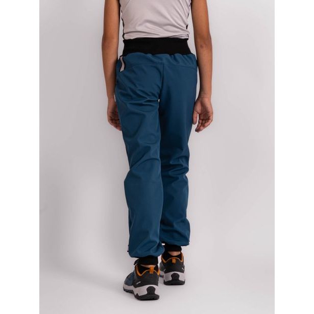 Unuo, Dětské softshellové kalhoty s fleecem Street Strong, Kobaltová