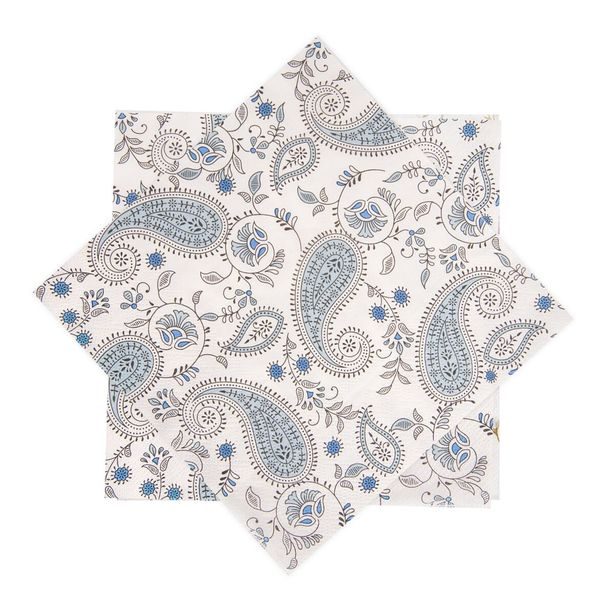 Servírovací ubrousky kašmírový vzor