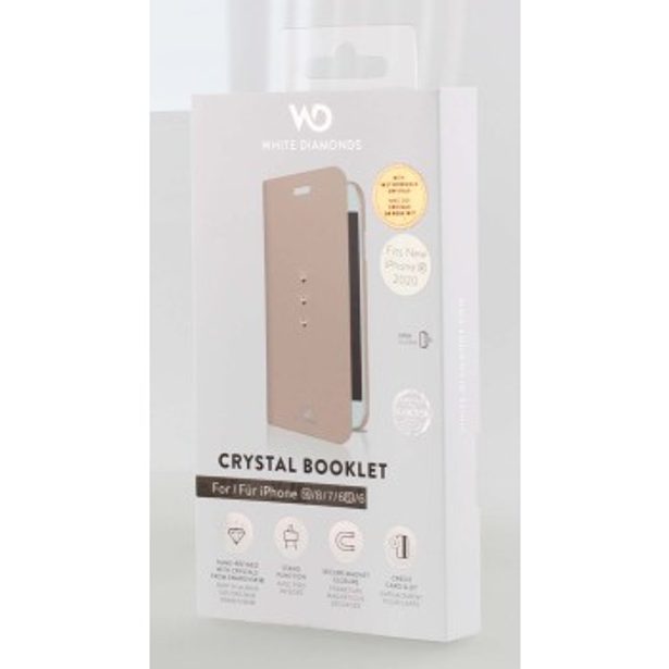 White Diamonds Crystal, pouzdro-knížka pro Apple iPhone 6/6s/7/8/SE 2020/SE 2022
