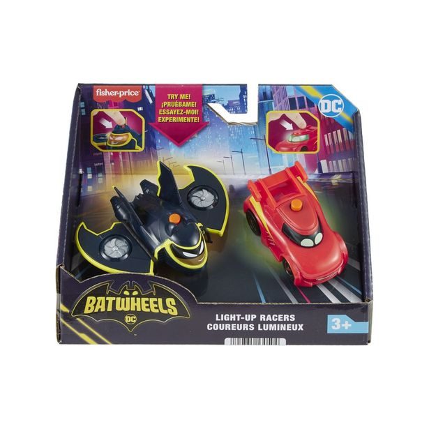 FP BATWHEELS 2KS SVÍTÍCÍ AUTO - REDBIRD & BATWING