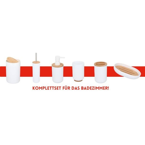 ALPINA Doplňky do koupelny a wc sada 6 ks ED-212686