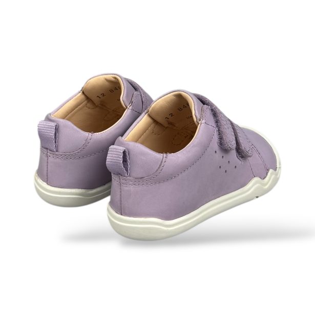 Fialové dívčí barefoot tenisky Geox Steppieup