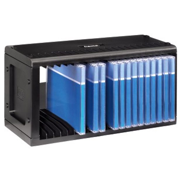 Hama CD Rack 20, stojan pro 20 CD, plastový, černý