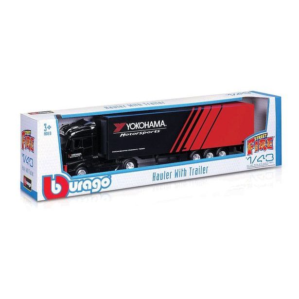 Bburago Bburago - Kamiony s přívěsem, Street Fire, 1:43, assort