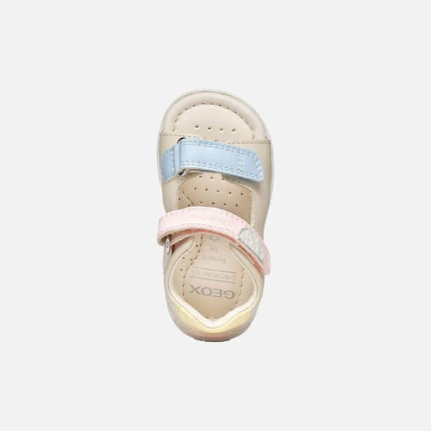 Béžové dívčí sandály Geox Sandal Macchia