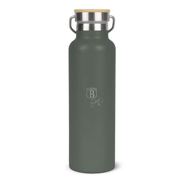 BERLINGERHAUS Termoska lahev s dvojitou stěnou nerez 0,6 l Matte Green Collection BH-7219
