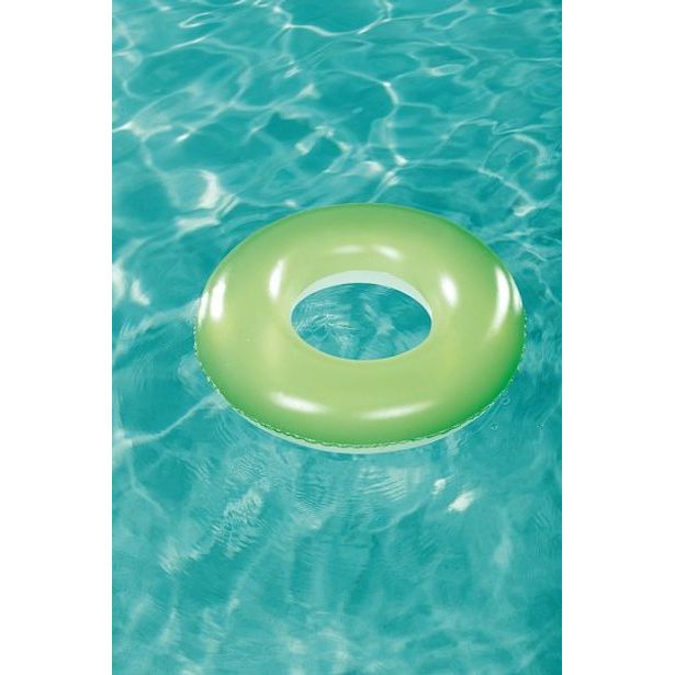 Nafukovací kruh, 76cm (růžový/modrý/zelený)