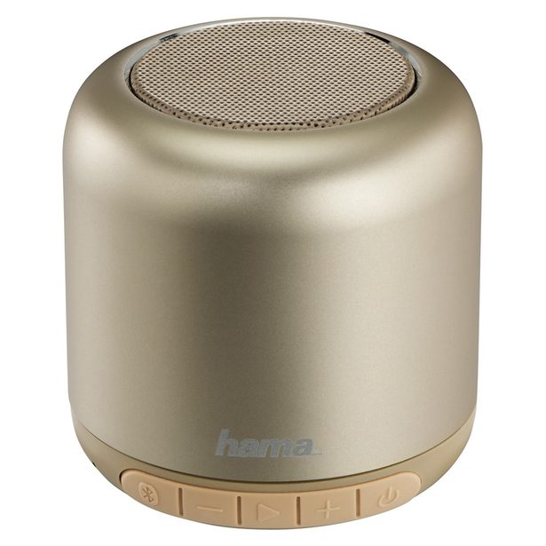 Hama Steel Drum Mobile Bluetooth Loudspeaker, gold