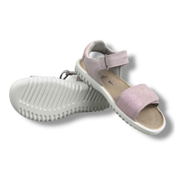 Dívčí kožené sandály Superfit SPARKLE 1-009011-5510 Rosa