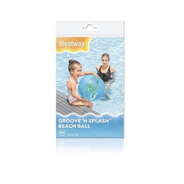 Nafukovací míč DESIGNER - mix 3 druhy, 51cm