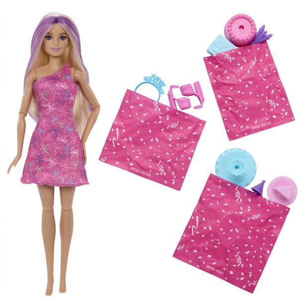 Barbie PARTY REVEAL Barbie se skluzavkou herní set