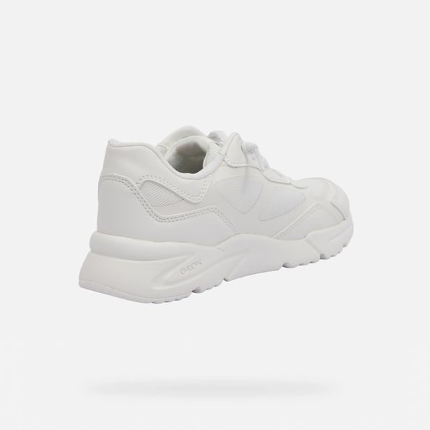 Bílé dívčí tenisky Geox Loftus