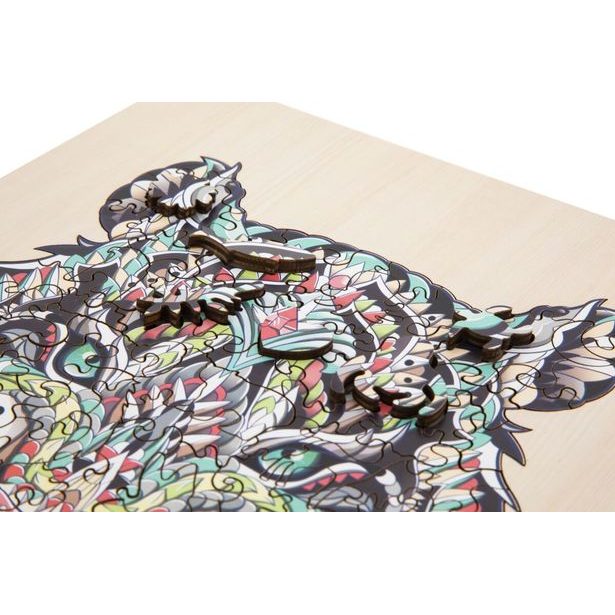 Dřevěné puzzle Tygr - 132ks