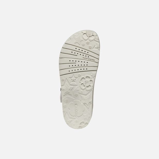 Bílé dívčí sandály Geox Sandal Costarei Gi