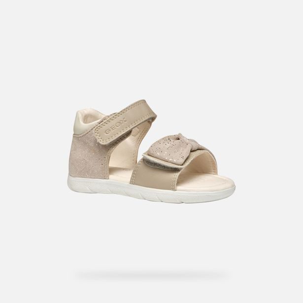 Béžové dívčí sandály Geox Sandal Alul
