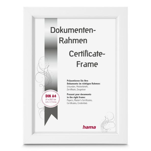 Hama rámeček plastový CHILL, bílá, 21x29,7 cm (formát A4)