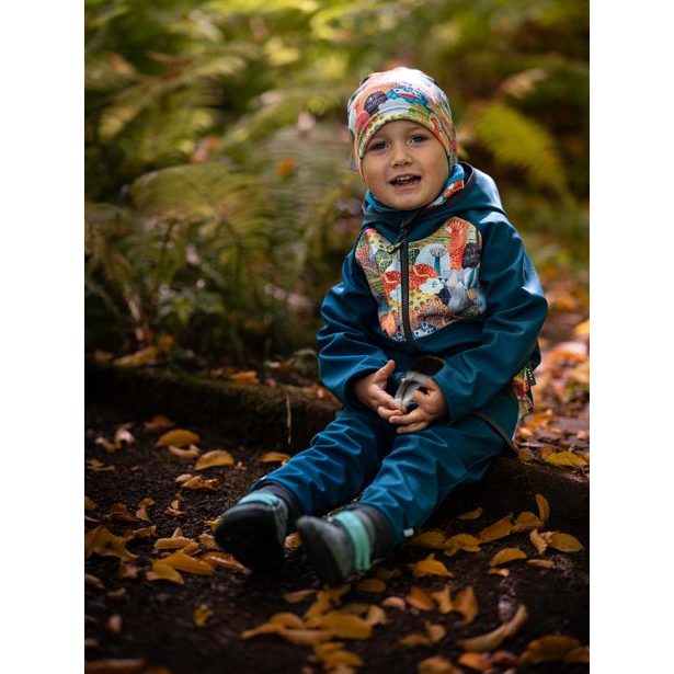 Unuo, Batolecí softshellové kalhoty s fleecem Street, Kobaltová