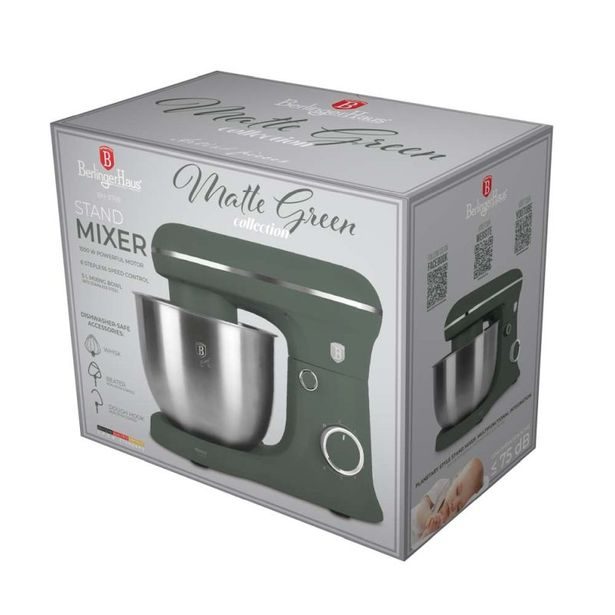 BERLINGERHAUS Kuchyňský robot 1500 W Matte Green Collection BH-9768