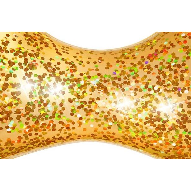 Nafukovací kruh se třpytkami - mix 2 druhy (srdce,hvězda), průměr 91cm