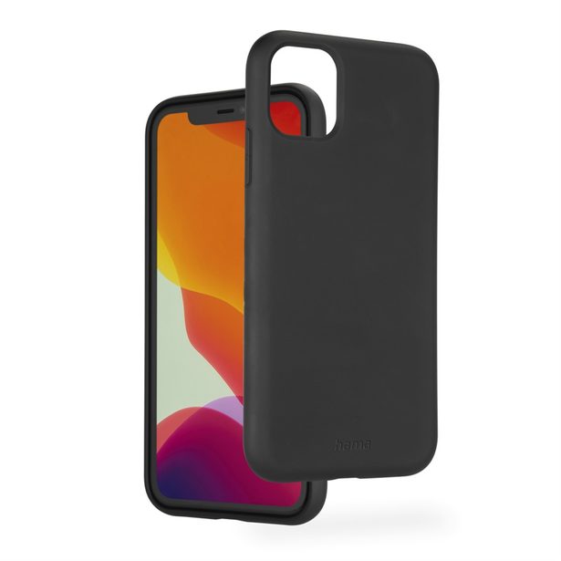 Hama Fantastic Feel, kryt pro Apple iPhone 11, hebký povrch, černý