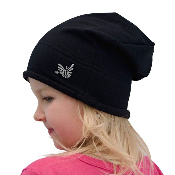 ESITO Zimní čepice spadená Černá