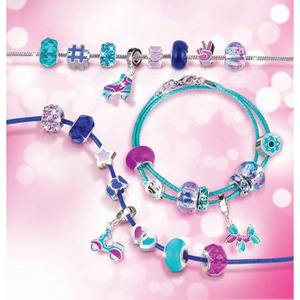 Sada pro výrobu náramků, modrá