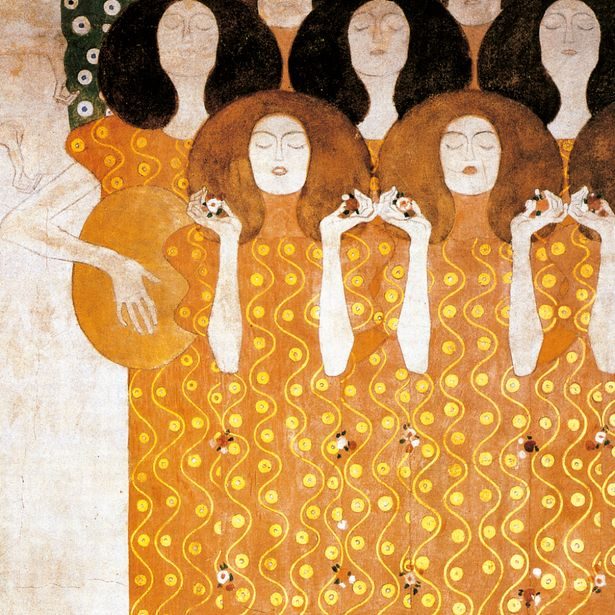 NOTIQUE Poznámkový kalendář Gustav Klimt 2027, 30 x 30 cm
