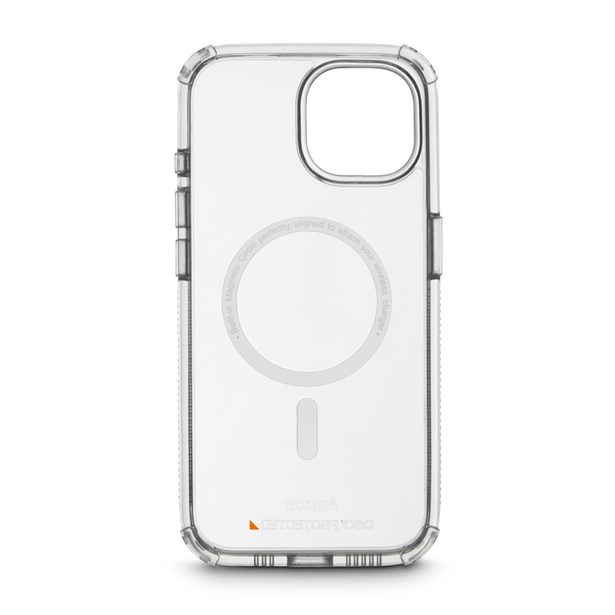 Hama Extreme Protect MagCase, kryt pro Apple iPhone 15, magnetický, D3O, nežloutne, průhledný