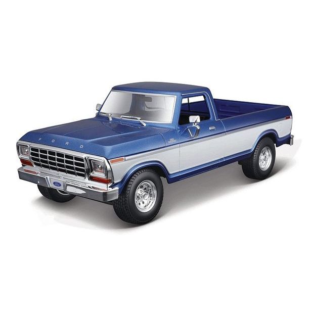 Maisto Maisto - 1979 Ford F150 Pick-up, metal modrá, bílá, 1:18