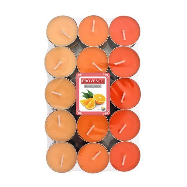 Provence SVÍČKA ČAJOVÁ POMERANČ, 30KS_hamashop