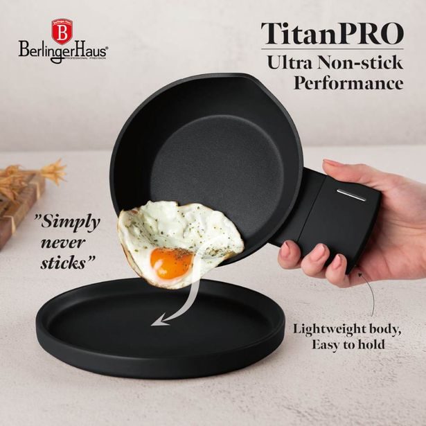 BERLINGERHAUS Pánev s titanovým povrchem 16 cm Matte Black Collection BH-8193
