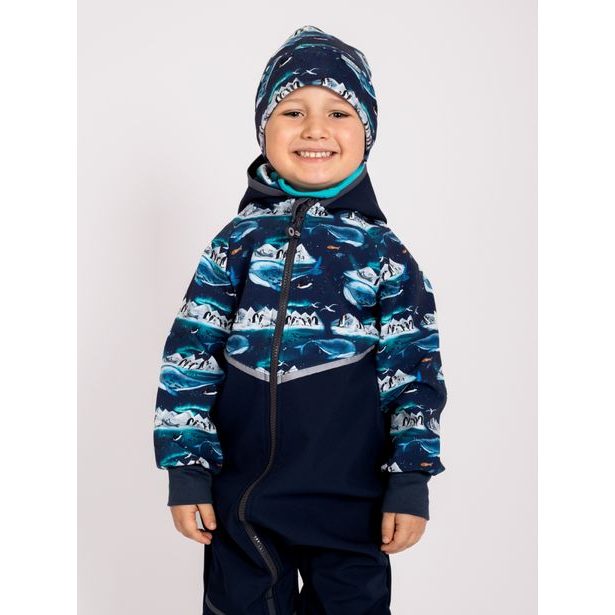 Unuo, Dětská čepice fleecová Sport, Tučňáci