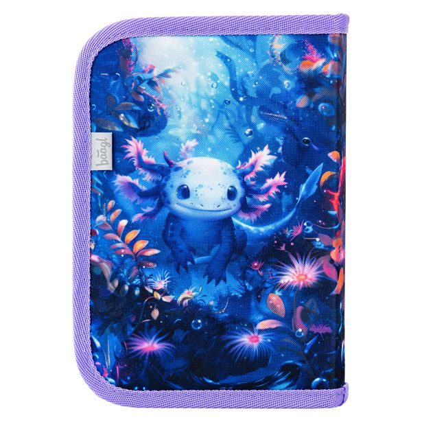 BAAGL Školní penál jednopatrový Axolotl