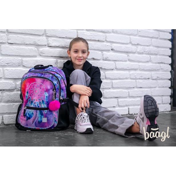 BAAGL SET 3 Core Lapač snů: batoh, penál a sáček