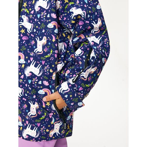 Unuo Dětská zimní bunda Polar, Jednorožci