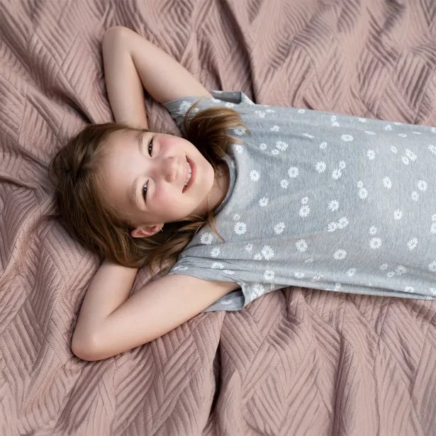 ESITO Dívčí noční košile Království sedmikrásek - šedá