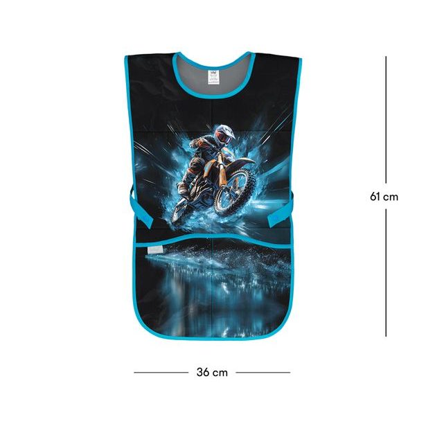 BAAGL Dětská zástěra Motorka