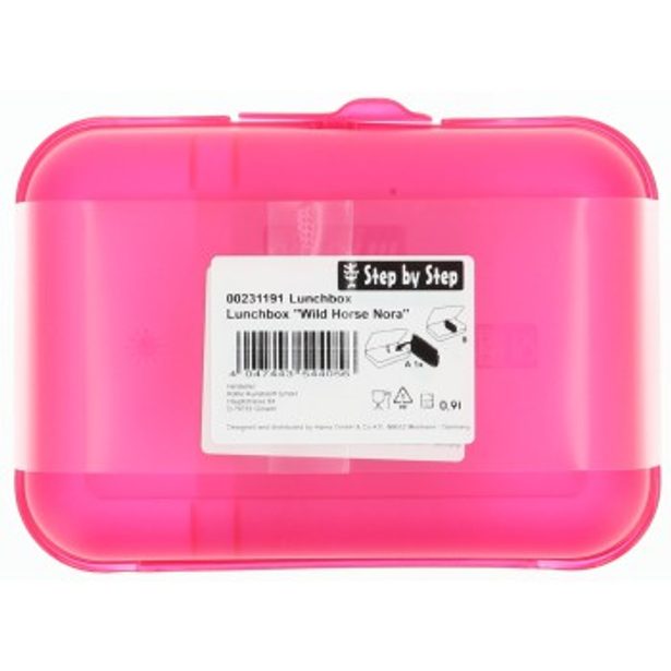 Krabička na svačinu Step by Step, Wild Horse Nora, růžová