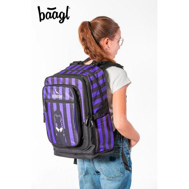 BAAGL Školní batoh Cubic Wednesday