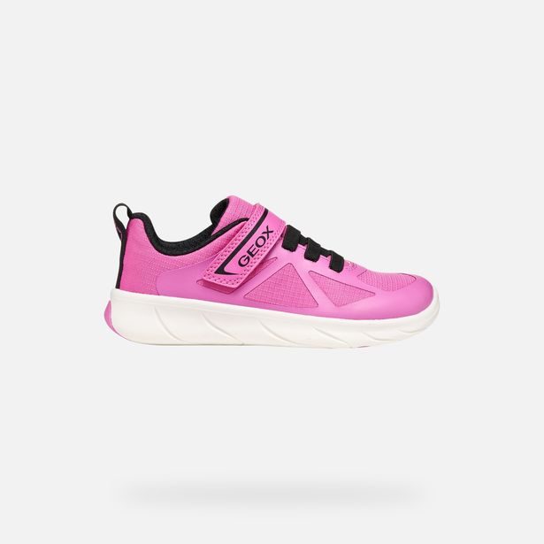 Růžové dívčí tenisky Geox Foot-run