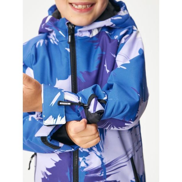 Unuo Dětská zimní bunda Polar, Modrá, Variace