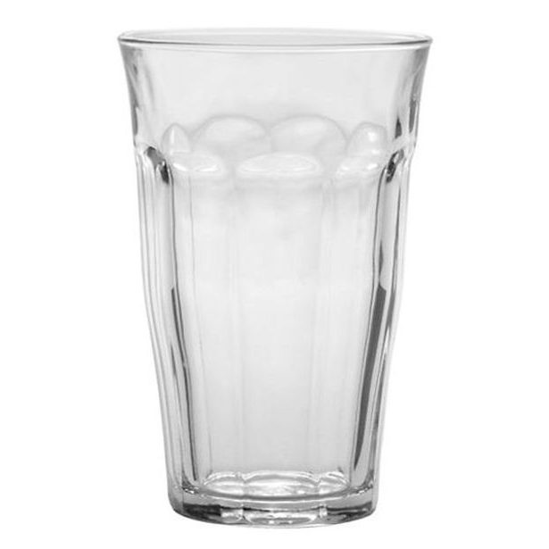 sklen. 500ml, 6ks-čirá, PICARDIE, d9,4x14,5cm, DURALEX