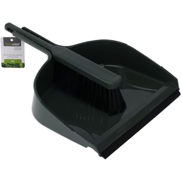 smetáček+lopatka, zelená, plast