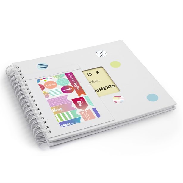 Hama kreativní set – spirálové album + 3 archy nálepek (deník DIY)